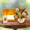 Freshcut Paper Pop Up Cards, Paper Flower Bouquet 3D Popup Greeting Cards with Note Card & Envelope, Birthday Card, Anniversary Card, Get Well Gifts for Women, 12" Pumpkin Spice